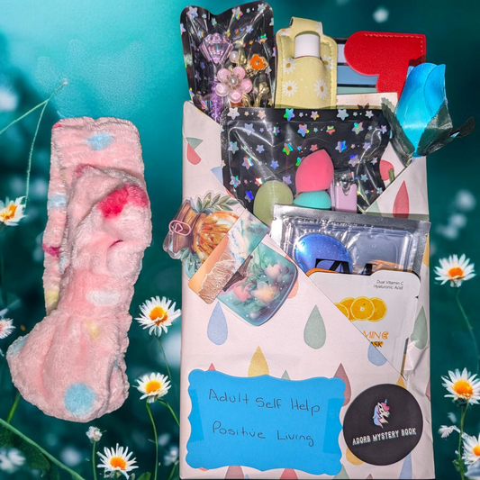 Adorb Mystery Self Help Positive Living Blind Book Package