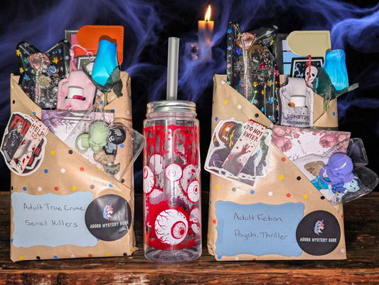 Adorb Mystery Non-Fiction True Crime Blind Book Package